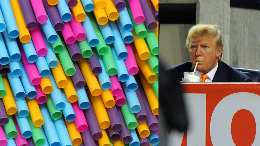 Trump Plans Plastic Straw Order