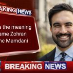 Name Zohran Kwame Mamdani