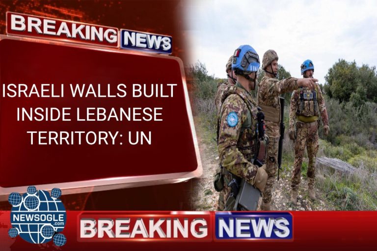 ISRAELI WALLS BUILT INSIDE LEBANESE TERRITORY