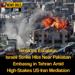Israeli Strike Hits Near Pakistan Embassy